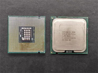 CPU緑(B)スクラップ買取例/Intel Core2シリーズ Duo E8500|大阪・堺市のヒラノヤ