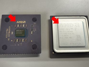 1990年代後半以降の、このタイプのAMD社製の紫色セラミックパッケージのCPUがCPU紫(B)での買取対象です。|大阪・堺市のヒラノヤ