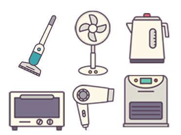 家電雑品スクラップ買取の例/家電雑品