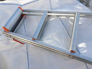 アルミガラAスクラップ買取の例/アルミ脚立